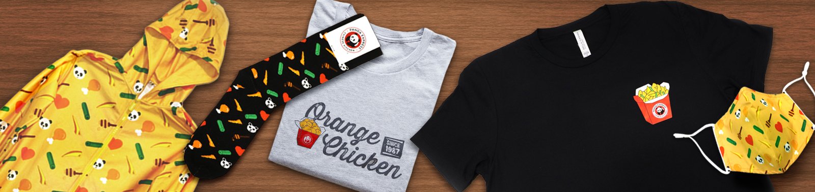 Mugs, Shirts, Onesies and more at the Panda Express Swag Shop